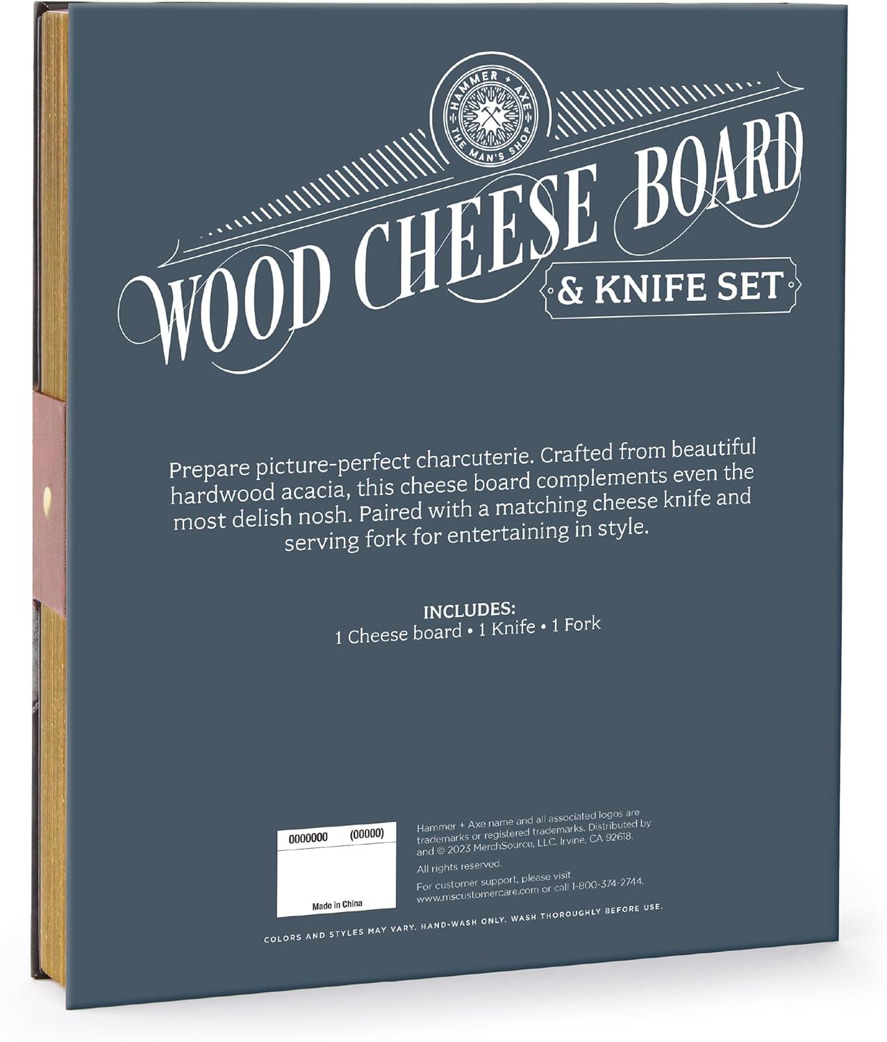 image:imageHammer Axe Acacia Wood Cheese Board amp Knife Set Perfect for Charcuterie Boards Wine Pairings amp Dinner Parties Charcuterie Board Serving Tray Kitchen Essential Housewarming Wedding Home Gift