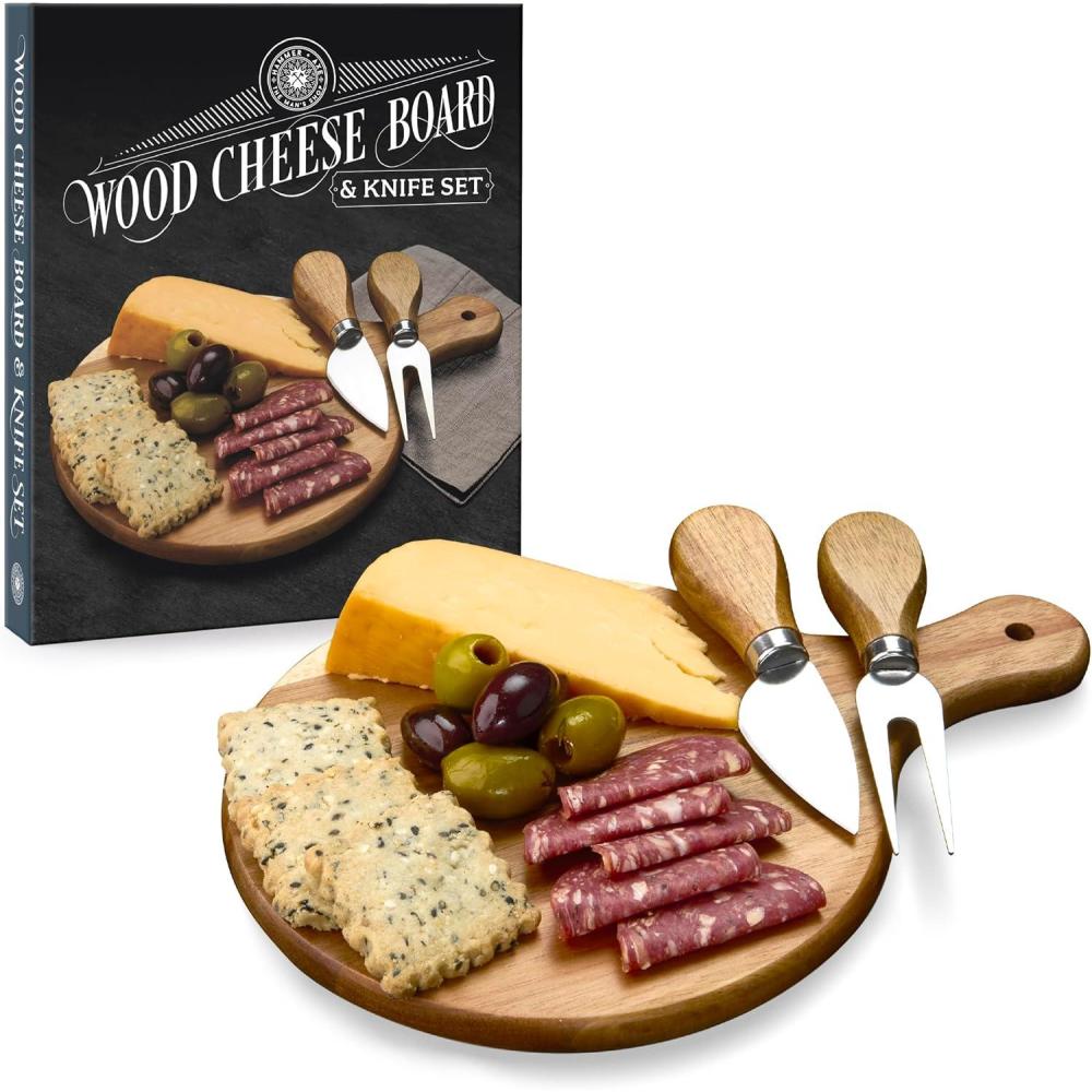 image:imageHammer Axe Acacia Wood Cheese Board amp Knife Set Perfect for Charcuterie Boards Wine Pairings amp Dinner Parties Charcuterie Board Serving Tray Kitchen Essential Housewarming Wedding Home Gift