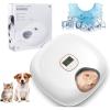 image:imageAutomatic Cat Feeder Wireless Sharper Image Auto Cat Food Dispenser for Wet Food with 2 Ice Packs Rechargeable Auto Feeder for Cats with Programmable Timer Low Battery Indicator BlackWhite