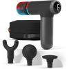 image:imageSharper Image Deep Tissue Percussion Massage Gun Powerboost Pro Hot amp Cold Rechargeable Handheld Massager 6 Adjustable Speeds 6 Attachment Heads amp Carrying Case Muscle Pain Relief BlackPro Plus Compact