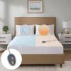 image:imageSharper Image Full Mattress Pad Overfilled Jersey Knit UltraSoft amp Cooling Touch Mattress Pad for Bed Cozy TShirt Handfeel Mattress Topper Fitted Pocket Fits Up to 18 Full WhiteTwin