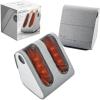 image:imageSharper Image Shiatsu Foot  Calf Massager DeepKneading Rollers with Air Compression Soothing Heat Adjustable Tilt Customizable Modes Hygiene Cover