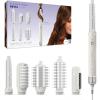 image:imageSharper Image Revel 6in1 MultiStyler Ionic Hair Dryer Brush Air Wrap Curling Wand Detangler Volumizing Smoothing amp Straightening Tools Hair Accessories for Women for Salon Results at Home