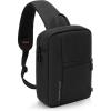 image:imageSharper Image Crossbody Bag Water Resistant Sling Backpack for MenWomen Daypack Cross Body Shoulder Chest Bag for Travel Hiking Outdoor Black Signature Collection