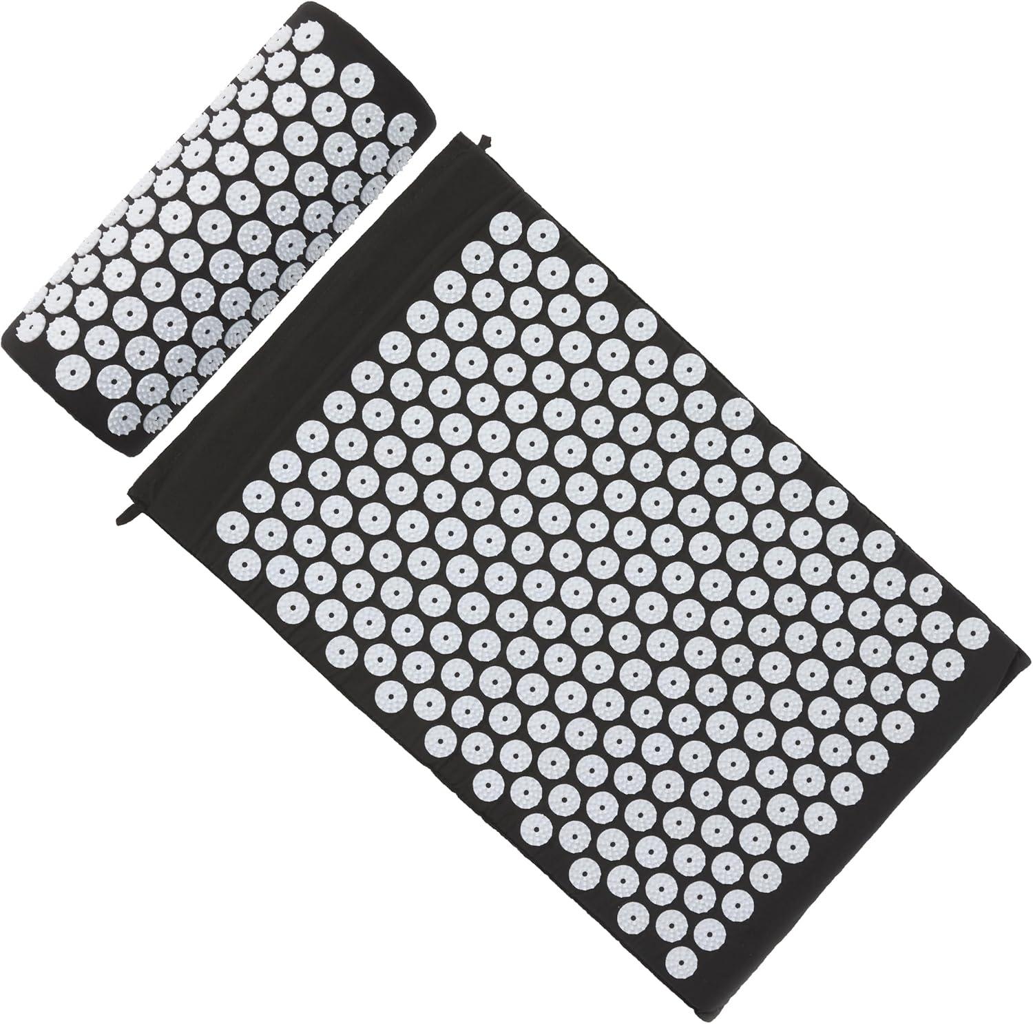 image:imageSharper Image Acupressure Mat amp Pillow Set with Travel Bag for Full Body Muscle Recovery amp Relaxation Stress amp Anxiety Relief Back Neck Shoulder Pain Relief Portable Travel Massage Tool Gift